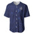 Custom Yorkshire Viking Spirit Baseball Jersey White Rose of York Navy Version - Wonder Print Shop