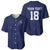 Custom Yorkshire Viking Spirit Baseball Jersey White Rose of York Navy Version - Wonder Print Shop