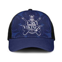 Yorkshire Vikings Cricket Baseball Net Cap White Rose of York Navy Version - Wonder Print Shop