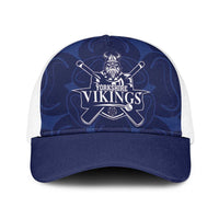 Yorkshire Vikings Cricket Baseball Net Cap White Rose of York Navy Version - Wonder Print Shop