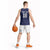 Custom Yorkshire Viking Spirit Basketball Jersey White Rose of York Navy Version - Wonder Print Shop