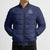 Custom Yorkshire Viking Spirit Bomber Puffer Jacket White Rose of York Navy Version - Wonder Print Shop