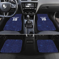 Custom Yorkshire Viking Spirit Car Mats White Rose of York Navy Version - Wonder Print Shop