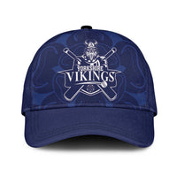 Yorkshire Vikings Cricket Classic Cap White Rose of York Navy Version - Wonder Print Shop