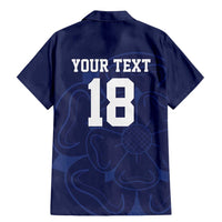 Custom Yorkshire Viking Spirit Family Matching Mermaid Dress and Hawaiian Shirt White Rose of York Navy Version - Wonder Print Shop