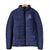 Custom Yorkshire Viking Spirit Padded Jacket White Rose of York Navy Version - Wonder Print Shop