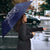 Custom Yorkshire Viking Spirit Umbrella White Rose of York Navy Version - Wonder Print Shop
