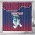 Personalized Liberia White Dove With A Scroll Shower Curtain Coat Of Arms