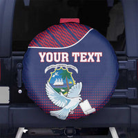 Personalized Liberia White Dove With A Scroll Spare Tire Cover Coat Of Arms - Wonder Print Shop