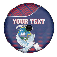 Personalized Liberia White Dove With A Scroll Spare Tire Cover Coat Of Arms - Wonder Print Shop
