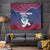 Personalized Liberia White Dove With A Scroll Tapestry Coat Of Arms - Wonder Print Shop