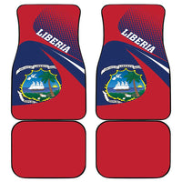 Liberia Coat Of Arms Car Mats Red Version - Wonder Print Shop