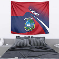 Liberia Coat Of Arms Tapestry Red Version - Wonder Print Shop