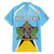 Personalized Saint Lucia Coat Of Arms Hawaiian Shirt Sent Lisi Flag Style - Wonder Print Shop