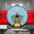 Personalized Saint Lucia Coat Of Arms Spare Tire Cover Sent Lisi Flag Style - Wonder Print Shop