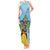 Personalized Saint Lucia Coat Of Arms Tank Maxi Dress Sent Lisi Flag Style - Wonder Print Shop