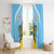Personalized Saint Lucia Coat Of Arms Window Curtain Sent Lisi Flag Style - Wonder Print Shop