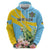 Saint Lucia Rosa Rubiginosa Hoodie With Sent Lisi Parrot - Wonder Print Shop