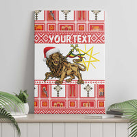 Personalized Ethiopia Christmas Canvas Wall Art Lion of Judah - Melikam Gena! - Wonder Print Shop