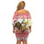 Personalized Ethiopia Christmas Family Matching Off Shoulder Short Dress and Hawaiian Shirt Lion of Judah - Melikam Gena! - Wonder Print Shop