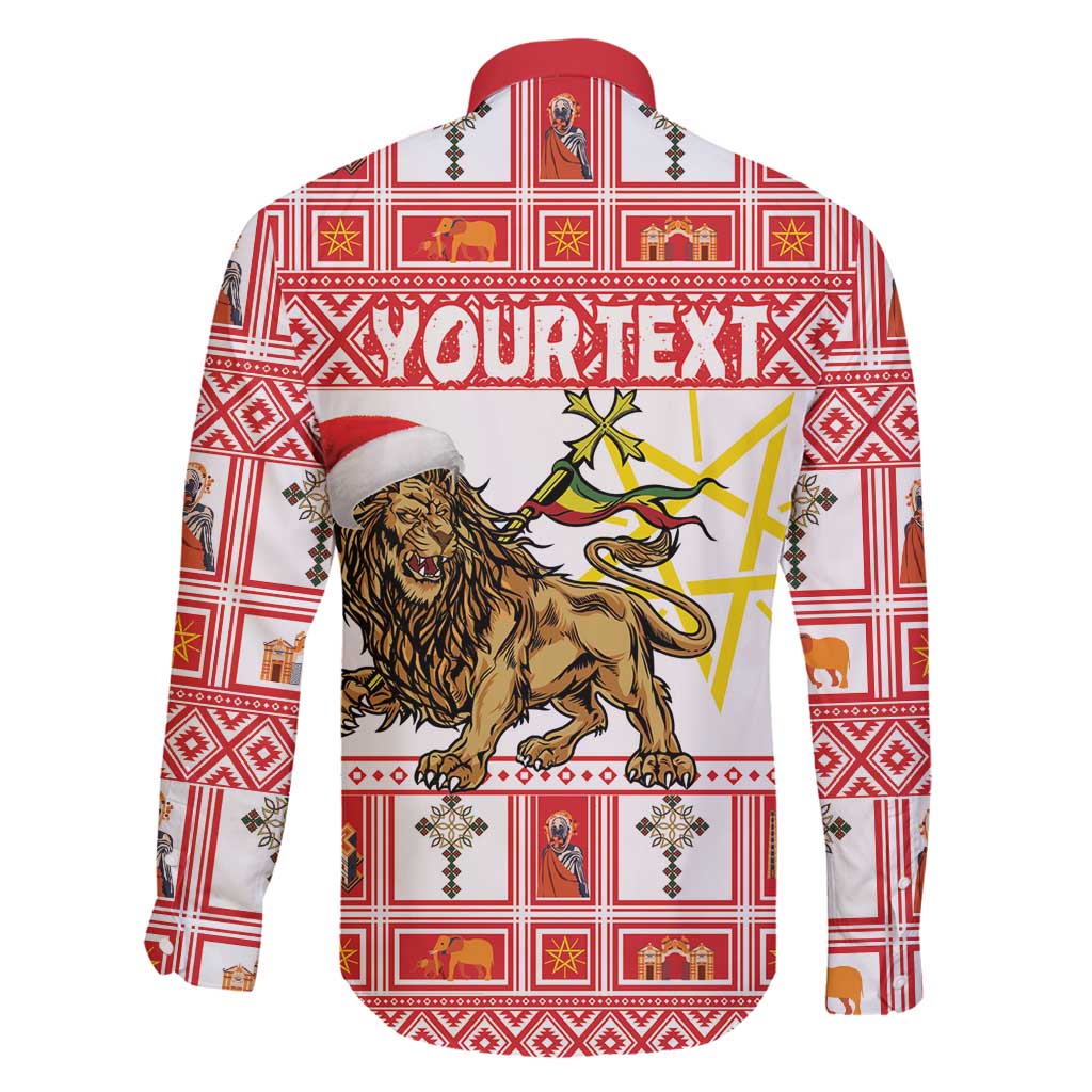 Personalized Ethiopia Christmas Family Matching Puletasi and Hawaiian Shirt Lion of Judah - Melikam Gena! - Wonder Print Shop