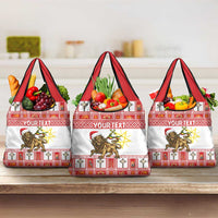 Personalized Ethiopia Christmas Grocery Bag Lion of Judah - Melikam Gena!