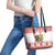 Personalized Ethiopia Christmas Leather Tote Bag Lion of Judah - Melikam Gena! - Wonder Print Shop