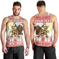 Personalized Ethiopia Christmas Men Tank Top Lion of Judah - Melikam Gena! - Wonder Print Shop