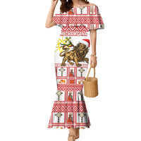 Personalized Ethiopia Christmas Mermaid Dress Lion of Judah - Melikam Gena! - Wonder Print Shop