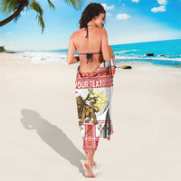 Personalized Ethiopia Christmas Sarong Lion of Judah - Melikam Gena! - Wonder Print Shop