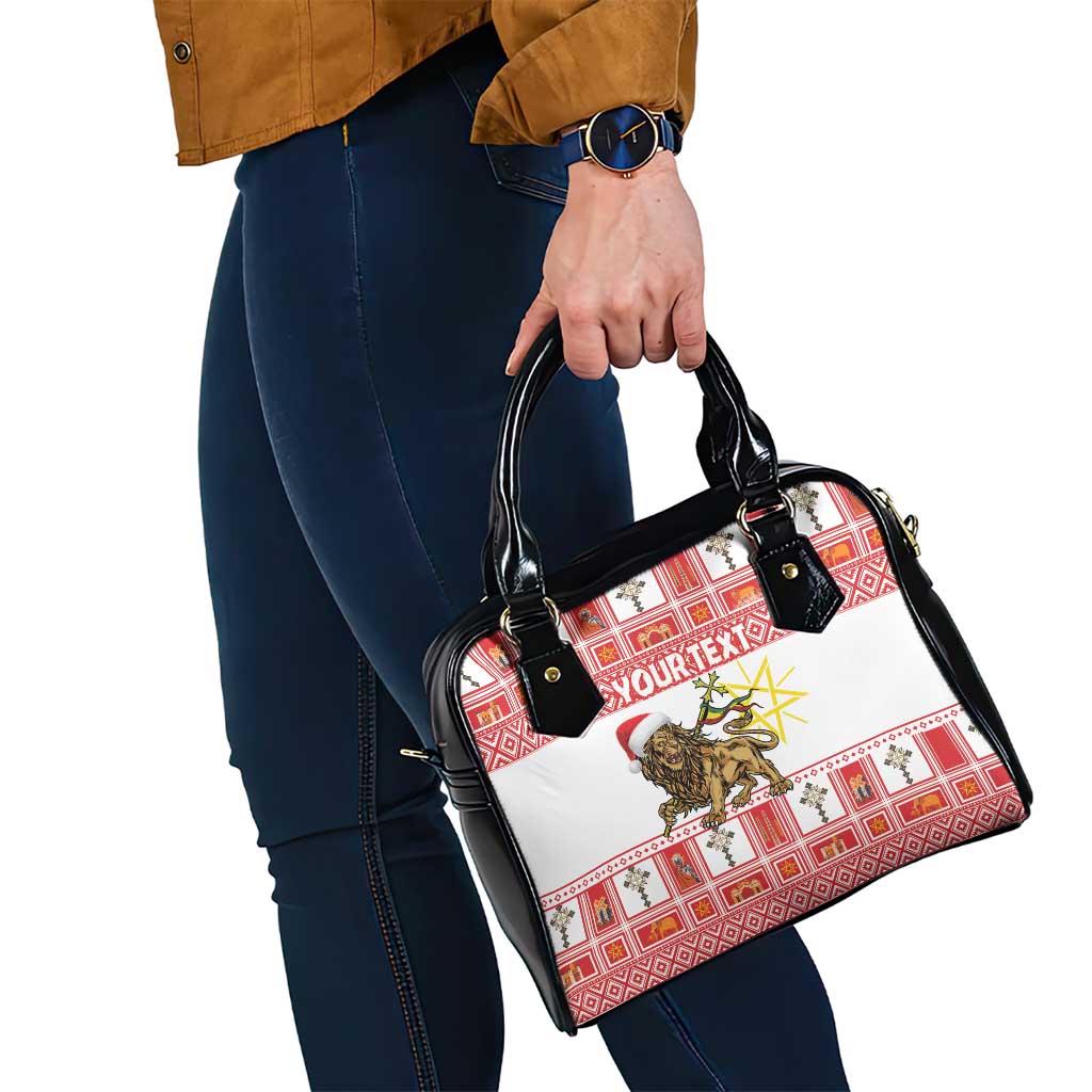 Personalized Ethiopia Christmas Shoulder Handbag Lion of Judah - Melikam Gena!