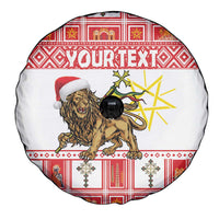Personalized Ethiopia Christmas Spare Tire Cover Lion of Judah - Melikam Gena! - Wonder Print Shop