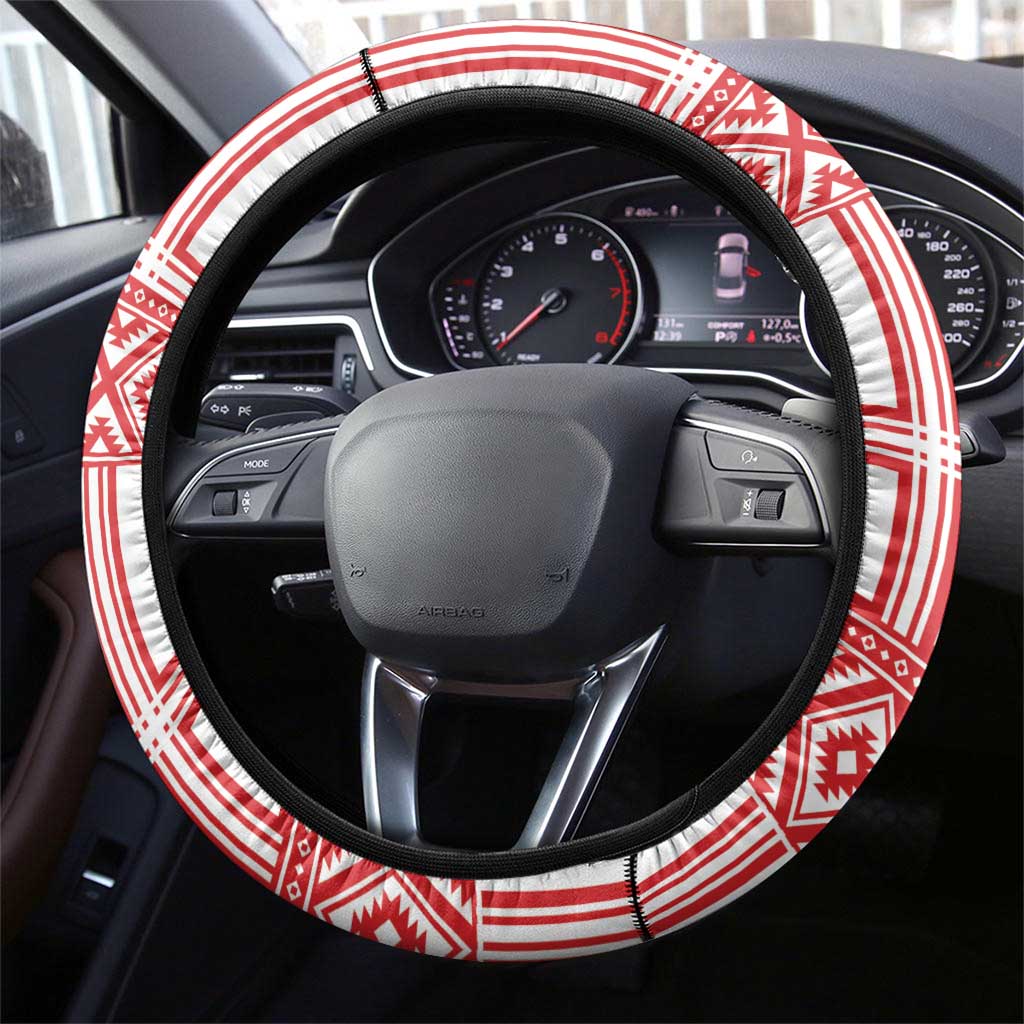 Ethiopia Christmas Steering Wheel Cover Lion of Judah - Melikam Gena! - Wonder Print Shop