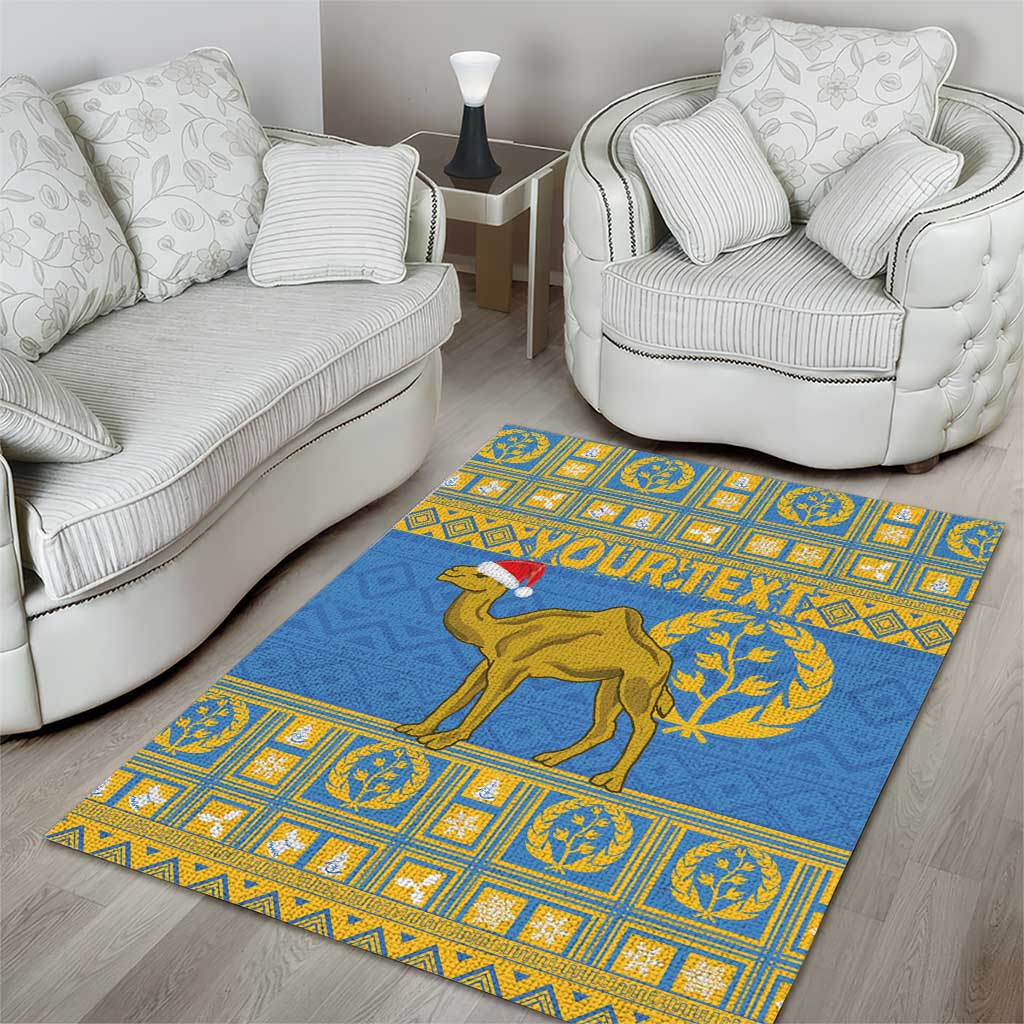Personalized Eritrea Christmas Area Rug Ruhus Beal Lidet - National Emblem - Wonder Print Shop