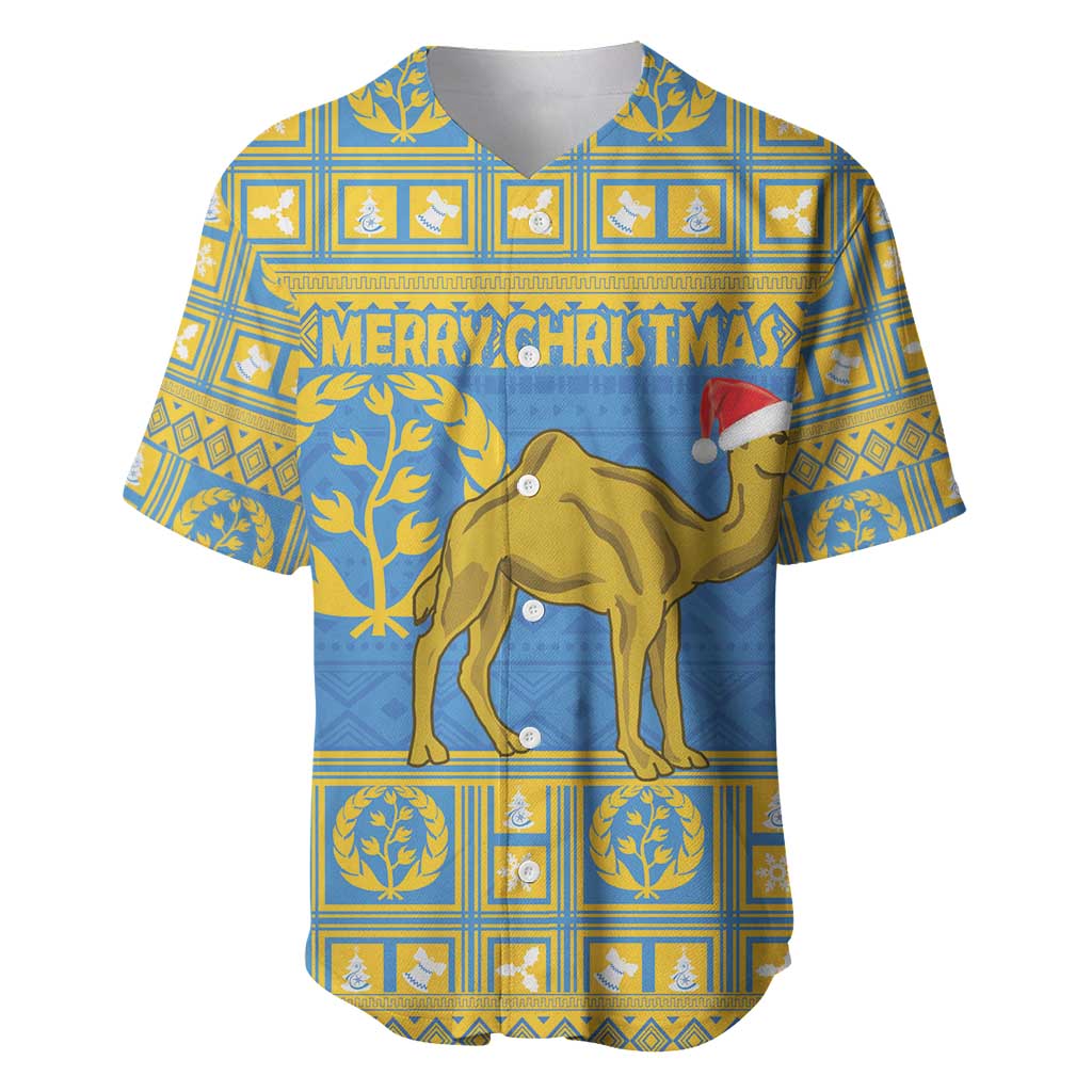 Personalized Eritrea Christmas Baseball Jersey Ruhus Beal Lidet - National Emblem - Wonder Print Shop