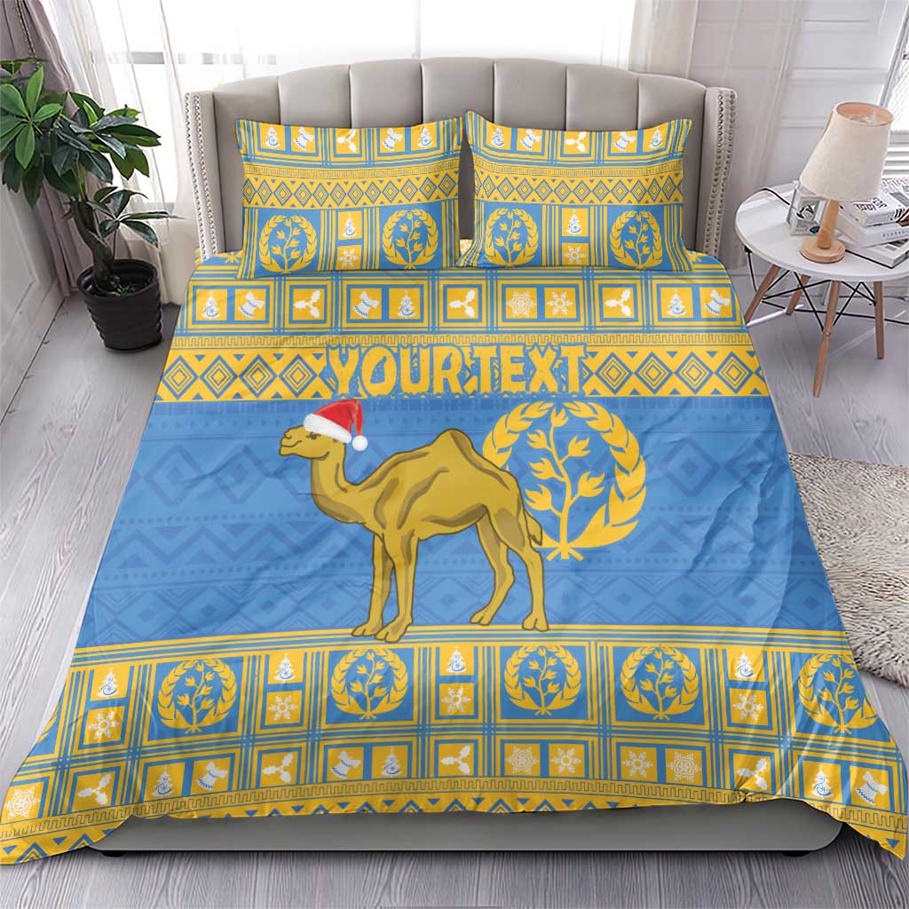 Personalized Eritrea Christmas Bedding Set Ruhus Beal Lidet - National Emblem - Wonder Print Shop