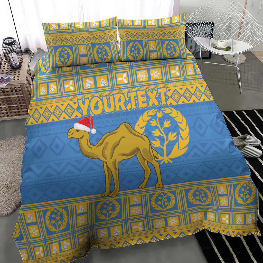 Personalized Eritrea Christmas Bedding Set Ruhus Beal Lidet - National Emblem - Wonder Print Shop