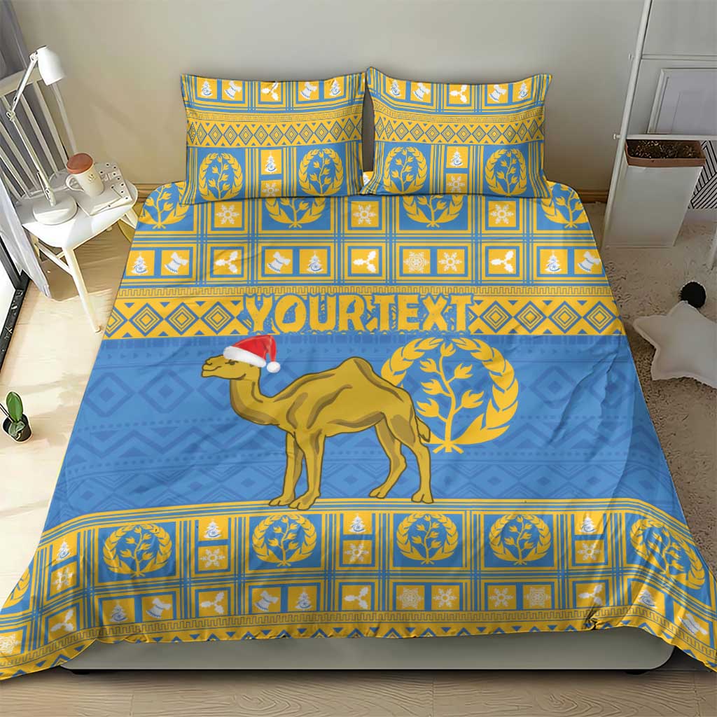 Personalized Eritrea Christmas Bedding Set Ruhus Beal Lidet - National Emblem - Wonder Print Shop