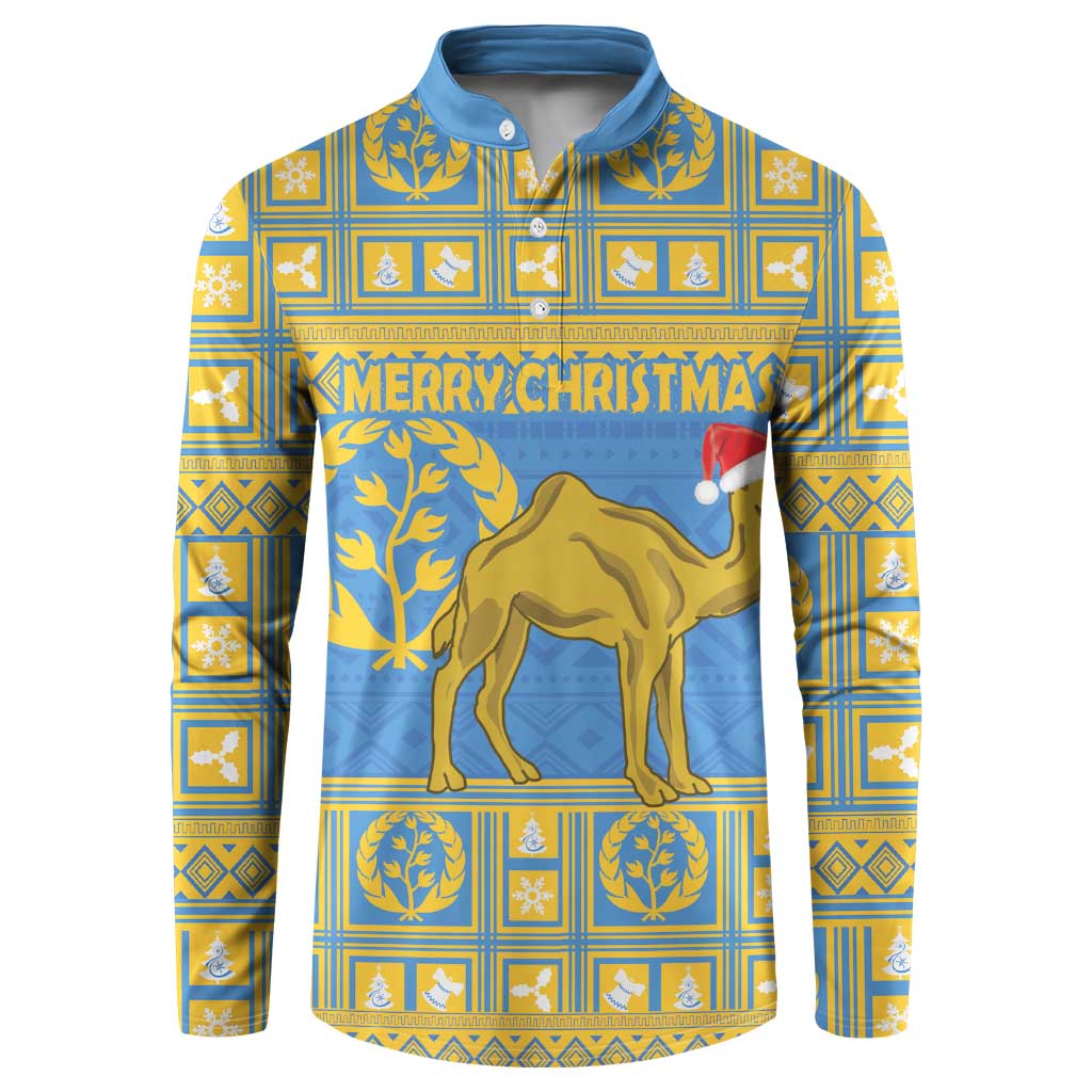 Personalized Eritrea Christmas Button Sweatshirt Ruhus Beal Lidet - National Emblem - Wonder Print Shop