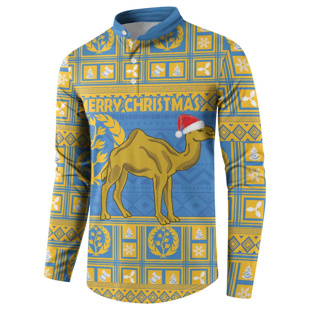 Personalized Eritrea Christmas Button Sweatshirt Ruhus Beal Lidet - National Emblem - Wonder Print Shop