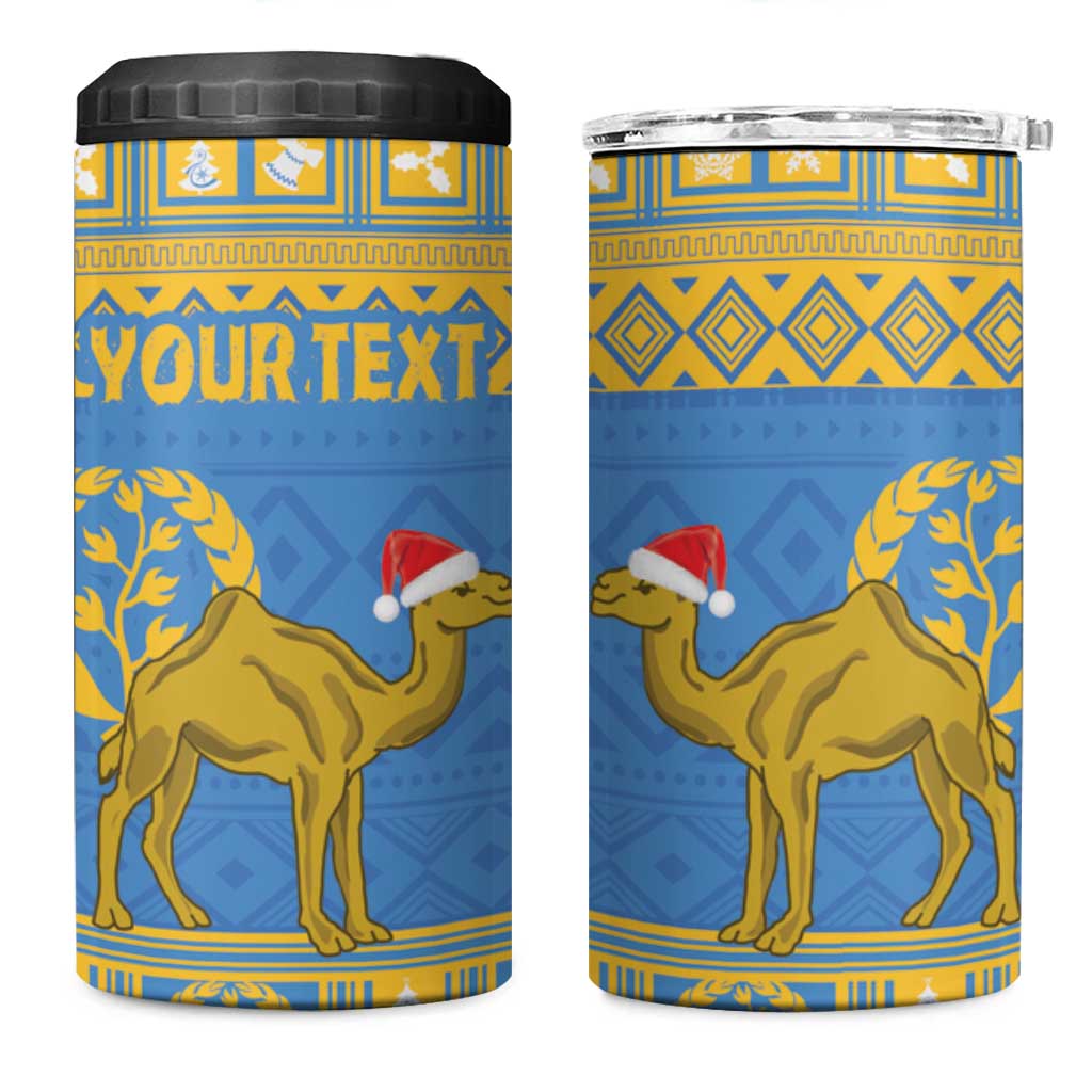 Personalized Eritrea Christmas 4 in 1 Can Cooler Tumbler Ruhus Beal Lidet - National Emblem - Wonder Print Shop