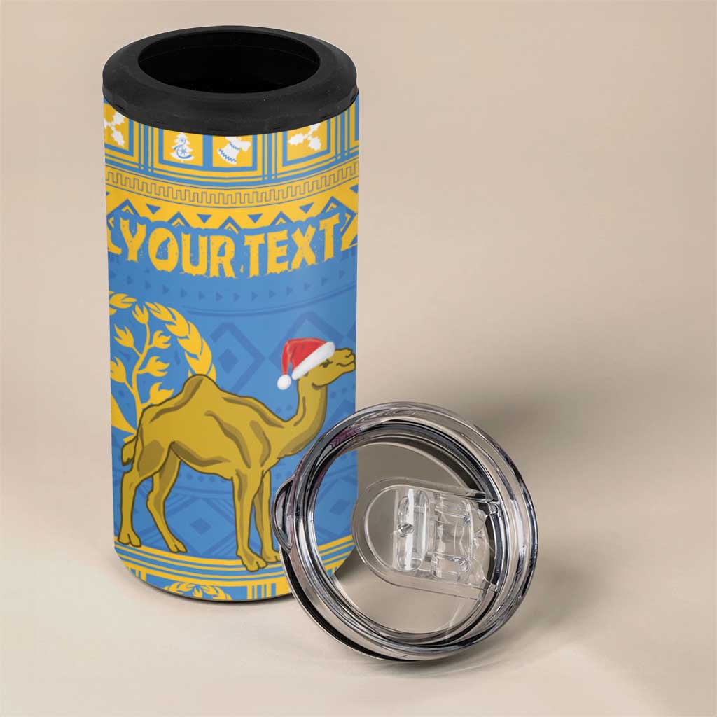 Personalized Eritrea Christmas 4 in 1 Can Cooler Tumbler Ruhus Beal Lidet - National Emblem - Wonder Print Shop