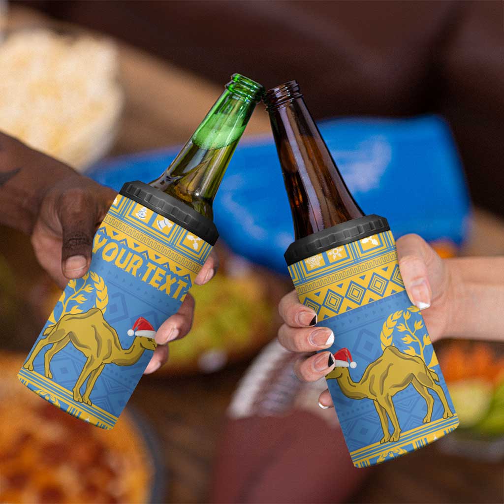 Personalized Eritrea Christmas 4 in 1 Can Cooler Tumbler Ruhus Beal Lidet - National Emblem - Wonder Print Shop