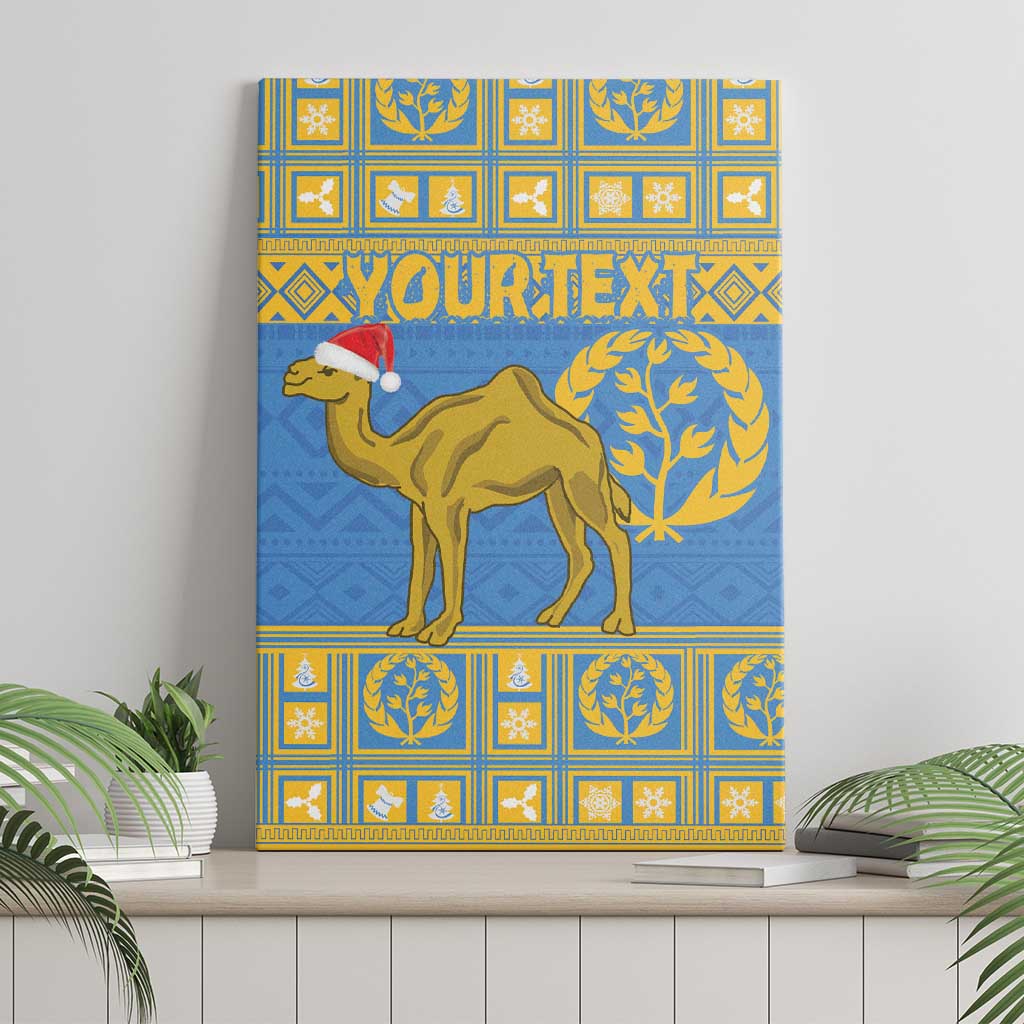Personalized Eritrea Christmas Canvas Wall Art Ruhus Beal Lidet - National Emblem - Wonder Print Shop