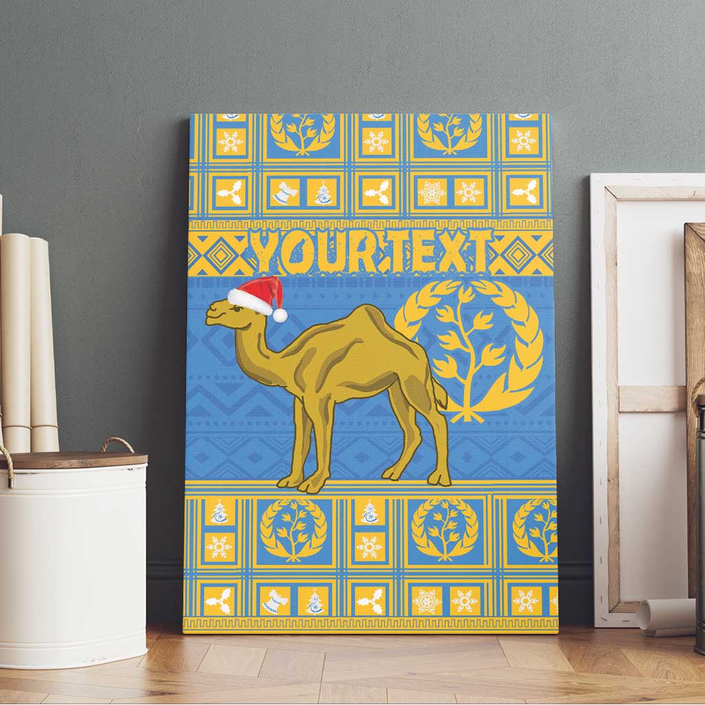 Personalized Eritrea Christmas Canvas Wall Art Ruhus Beal Lidet - National Emblem - Wonder Print Shop