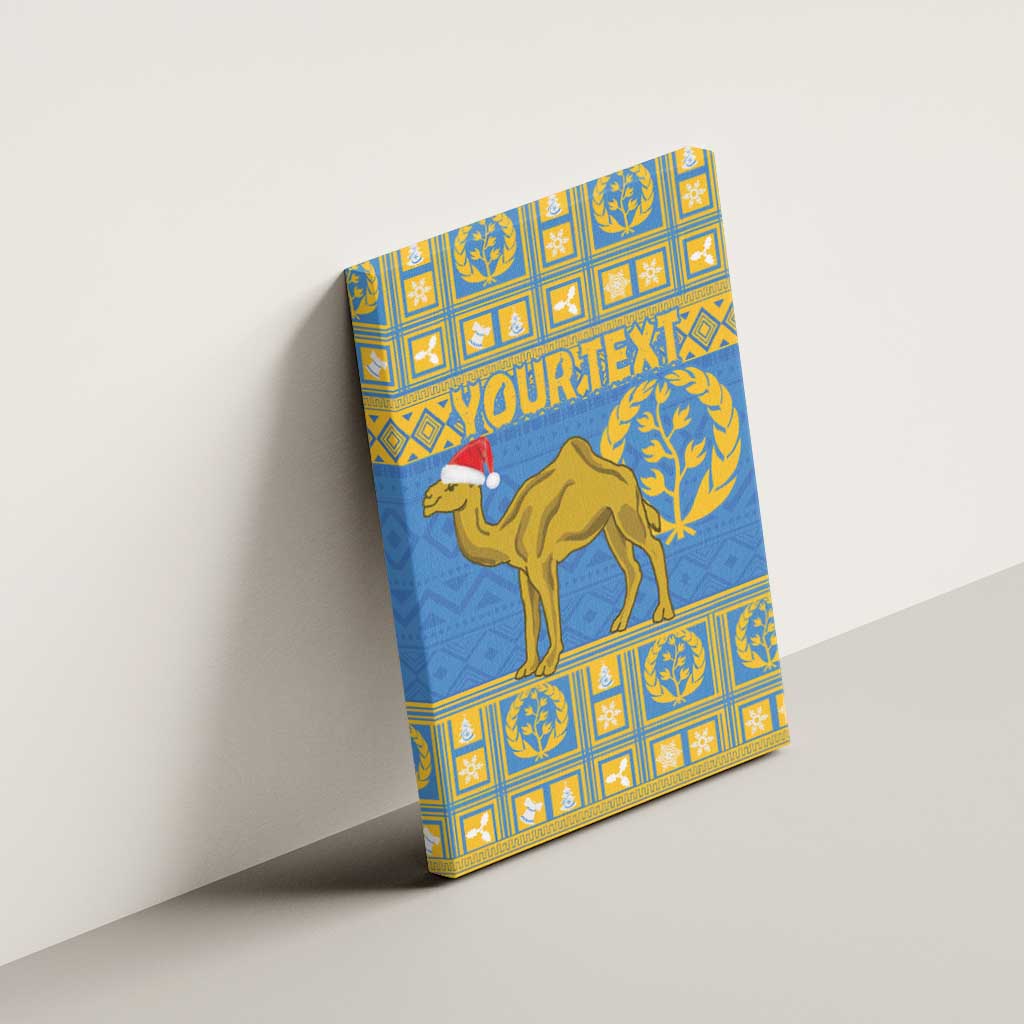 Personalized Eritrea Christmas Canvas Wall Art Ruhus Beal Lidet - National Emblem - Wonder Print Shop