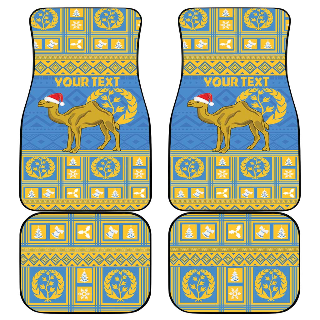 Personalized Eritrea Christmas Car Mats Ruhus Beal Lidet - National Emblem - Wonder Print Shop