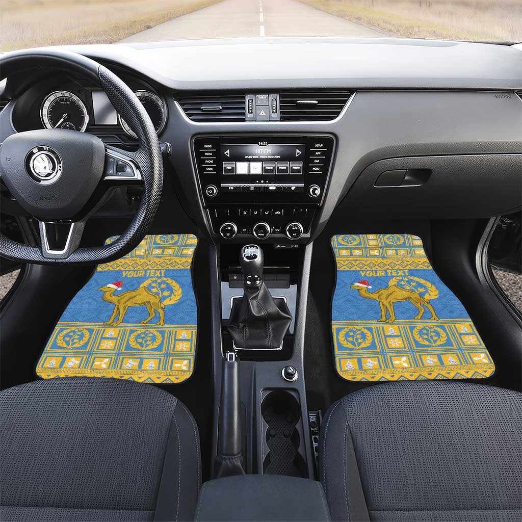 Personalized Eritrea Christmas Car Mats Ruhus Beal Lidet - National Emblem - Wonder Print Shop