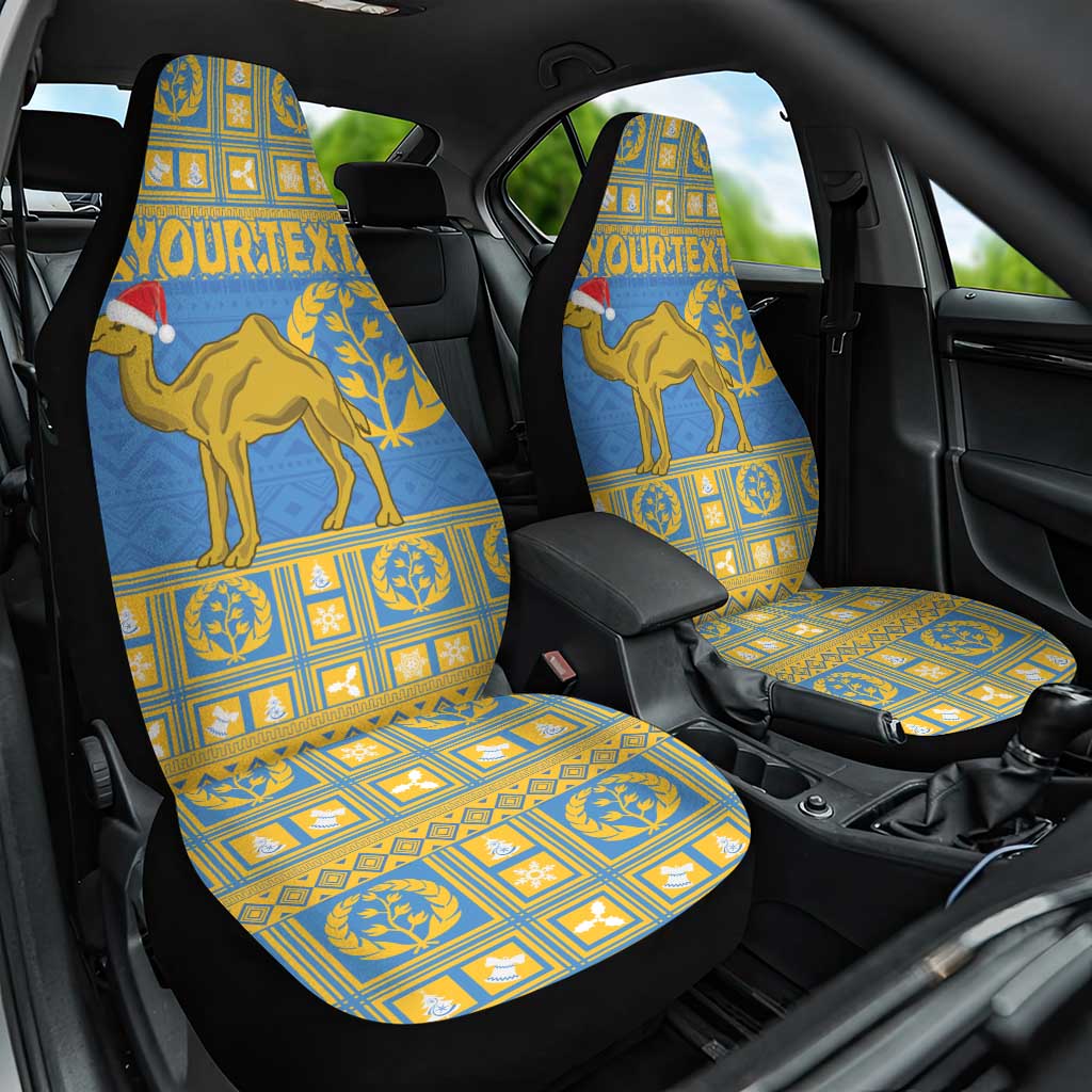 Personalized Eritrea Christmas Car Seat Cover Ruhus Beal Lidet - National Emblem - Wonder Print Shop
