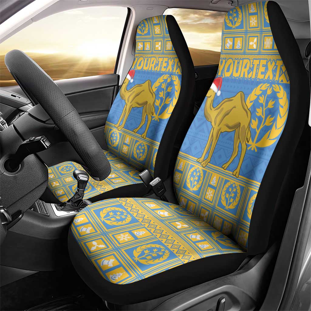 Personalized Eritrea Christmas Car Seat Cover Ruhus Beal Lidet - National Emblem - Wonder Print Shop
